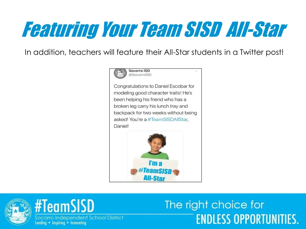 featuring your team sisd all star