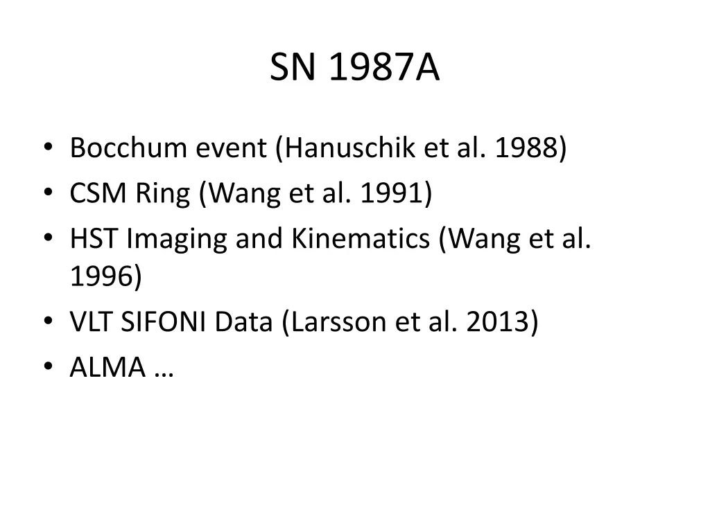 sn 1987a