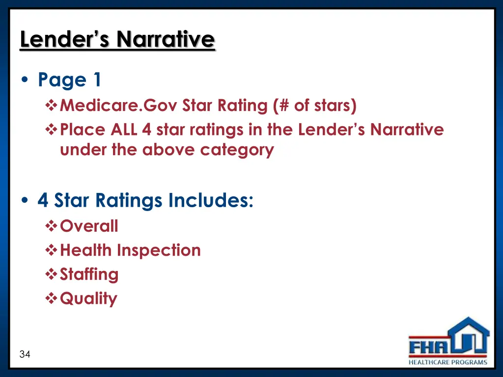 lender s narrative