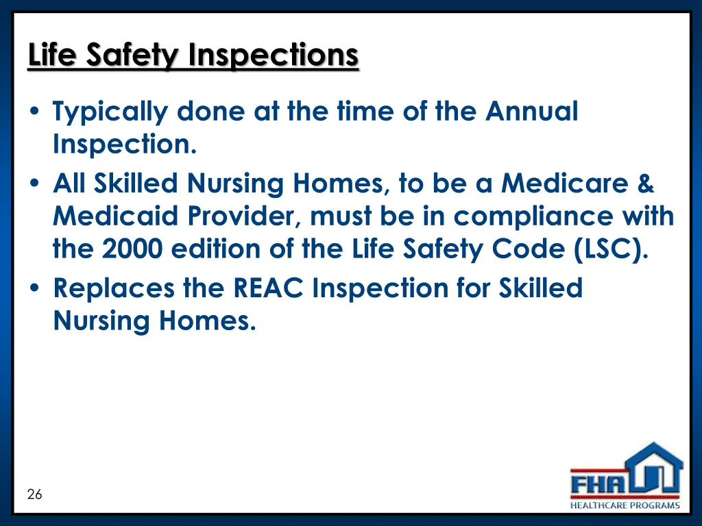 life safety inspections