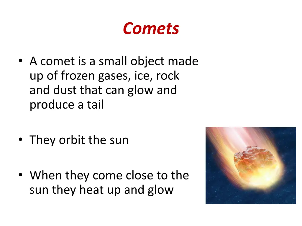 comets