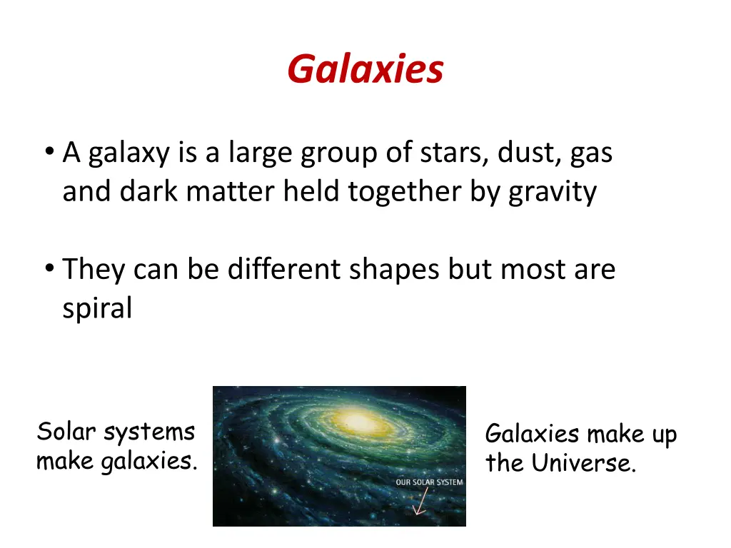 galaxies