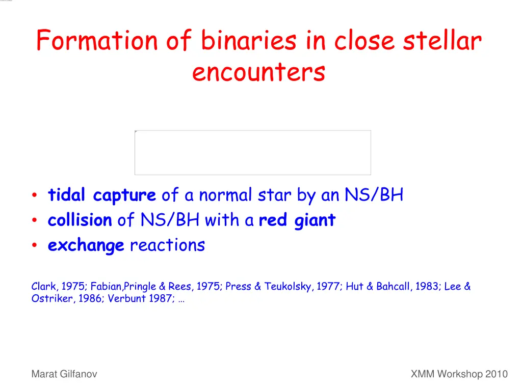 formation of binaries in close stellar encounters