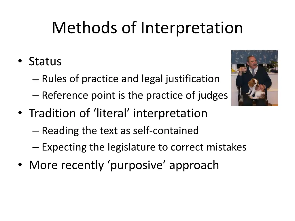 methods of interpretation