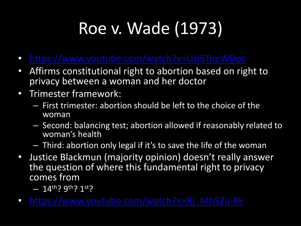 roe v wade 1973