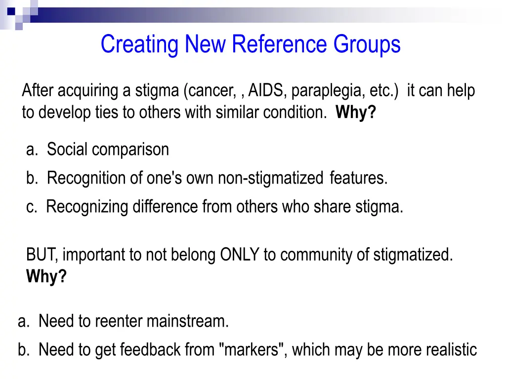 creating new reference groups