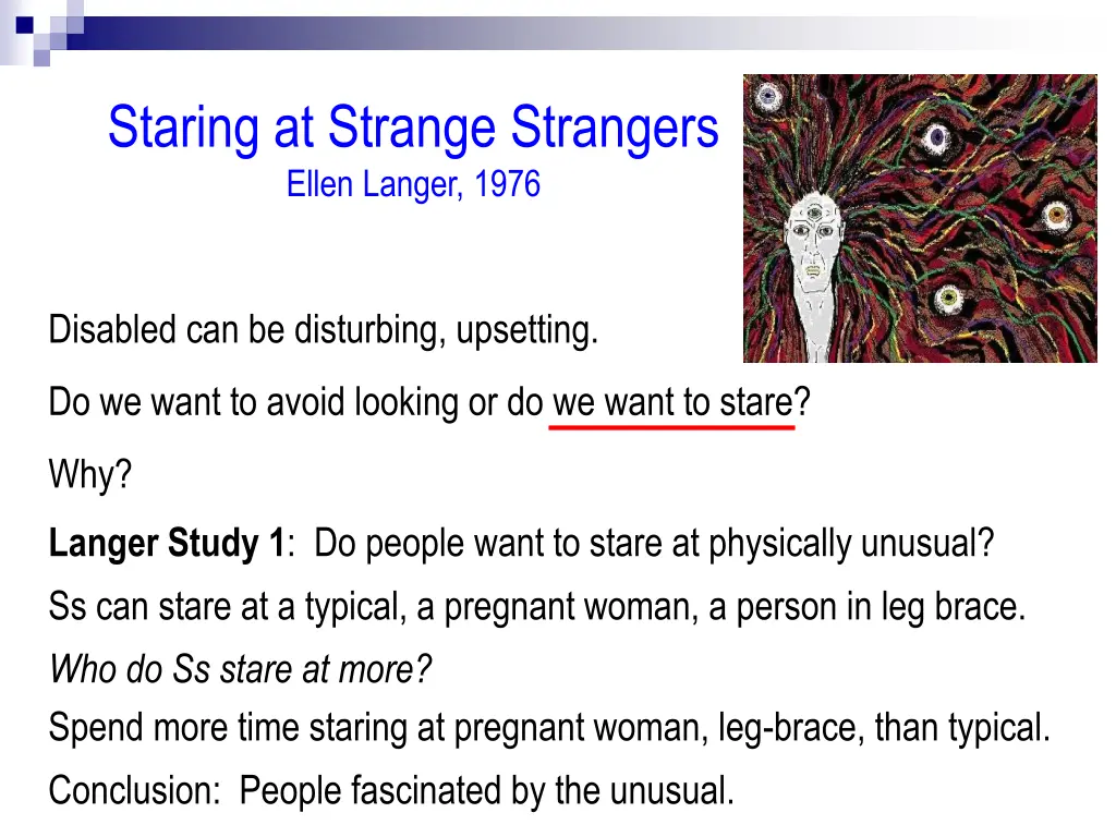 staring at strange strangers ellen langer 1976