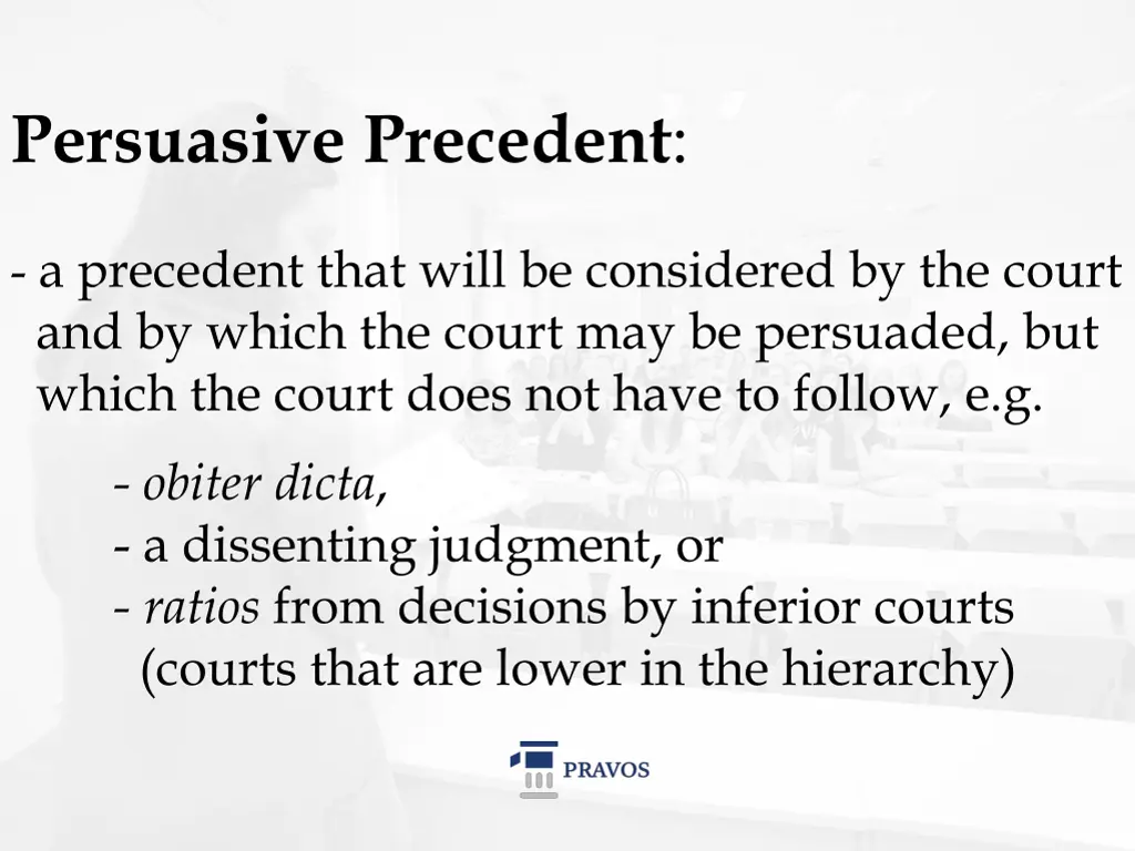 persuasive precedent