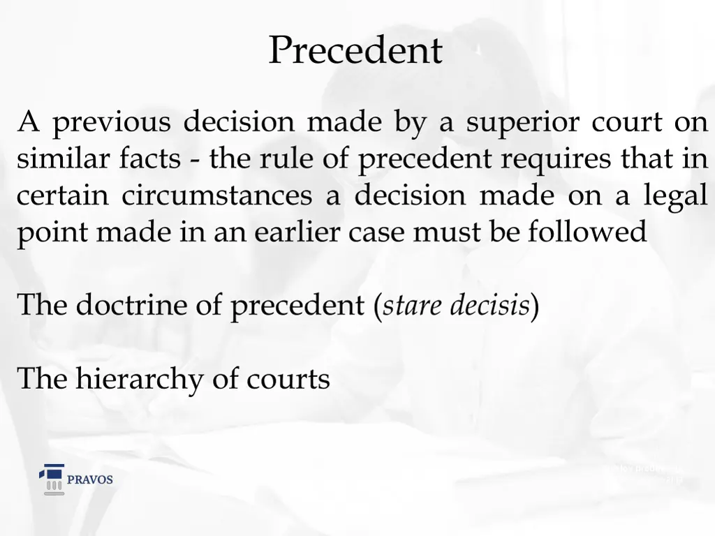 precedent