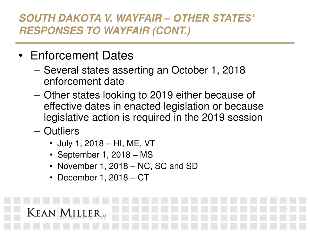 south dakota v wayfair other states responses 1