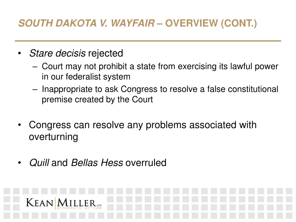 south dakota v wayfair overview cont 1