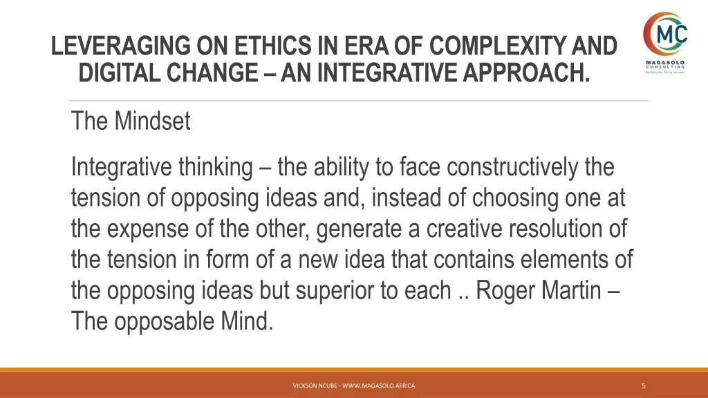 leveraging on ethics in era of complexity 3