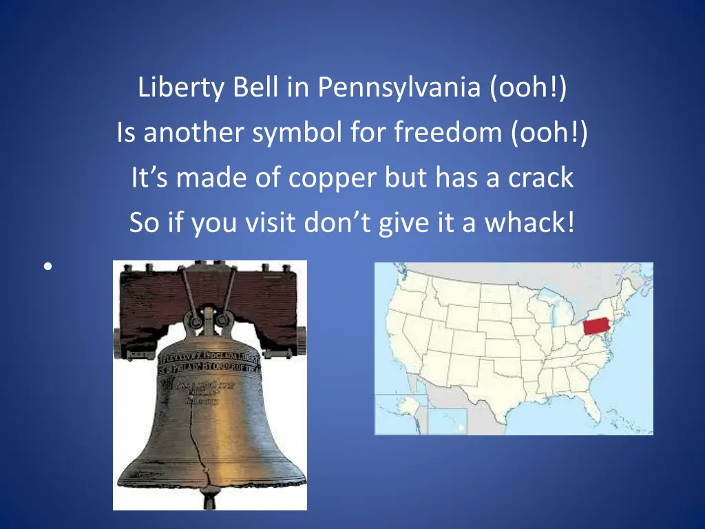 liberty bell in pennsylvania ooh is another