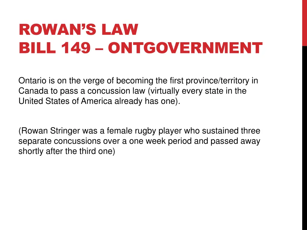 rowan s law bill 149 ontgovernment