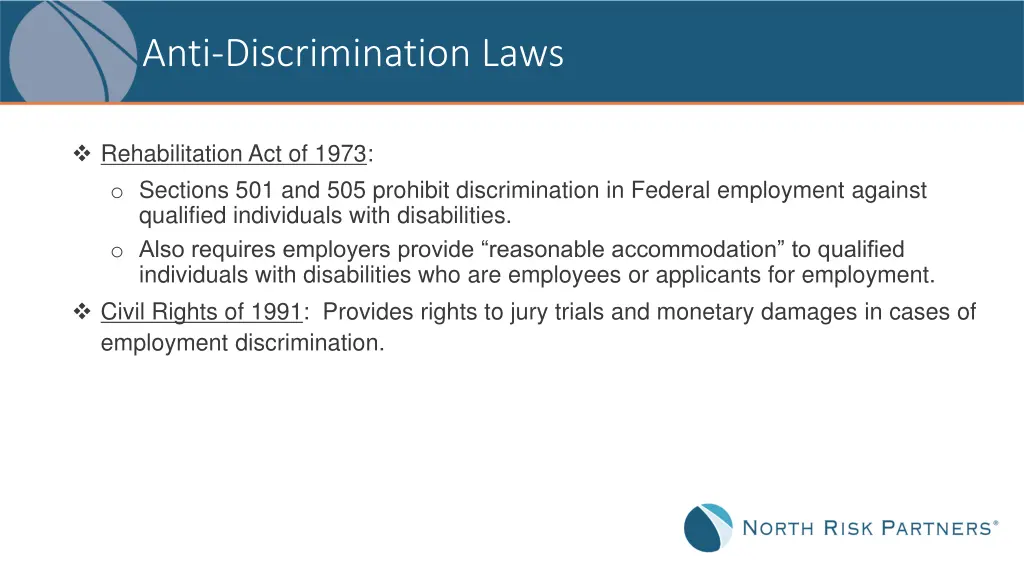 anti discrimination laws 1