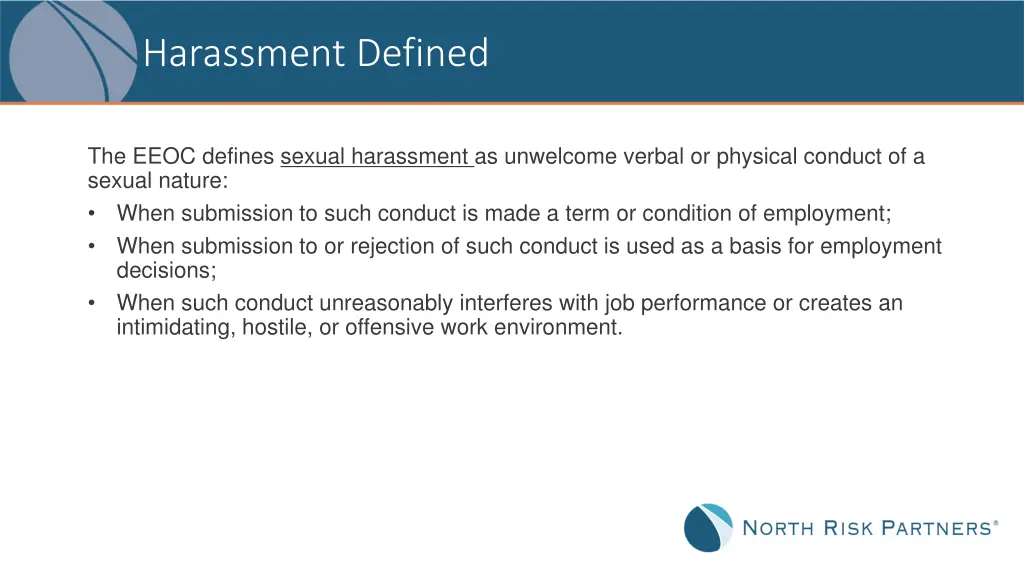 harassment defined 1