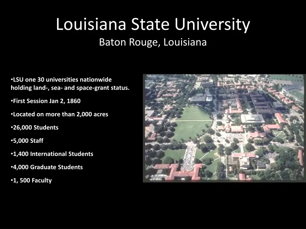 louisiana state university baton rouge louisiana