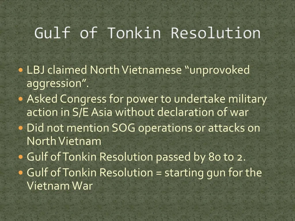 gulf of tonkin resolution