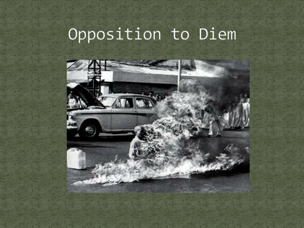 opposition to diem