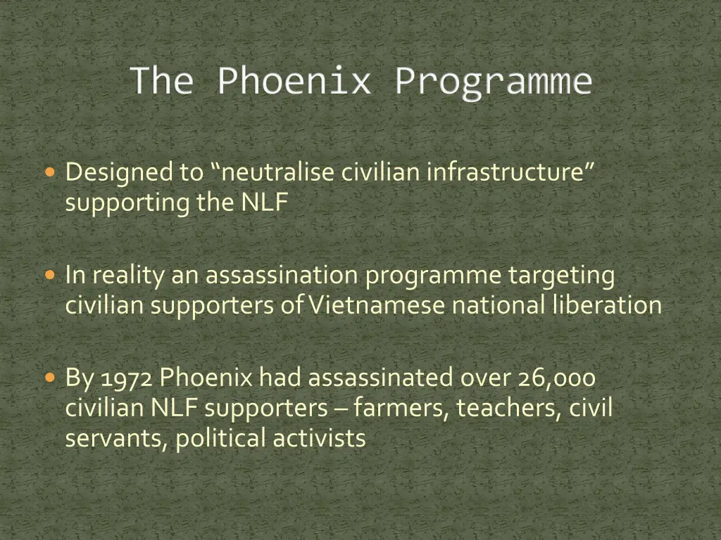 the phoenix programme