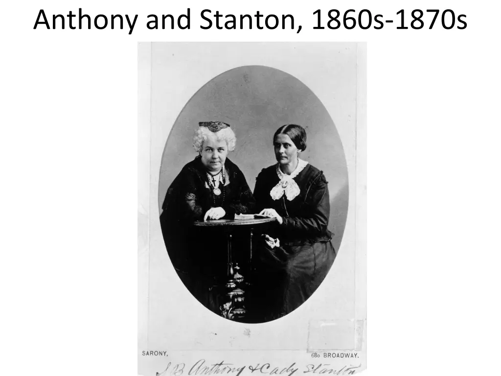 anthony and stanton 1860s 1870s