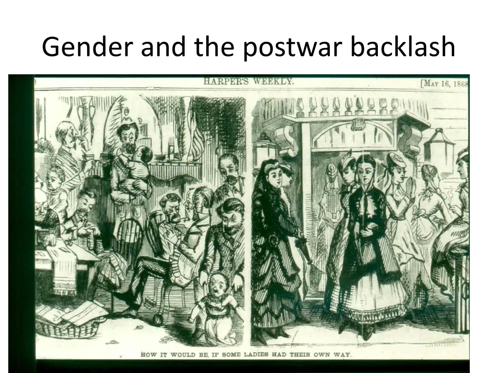 gender and the postwar backlash