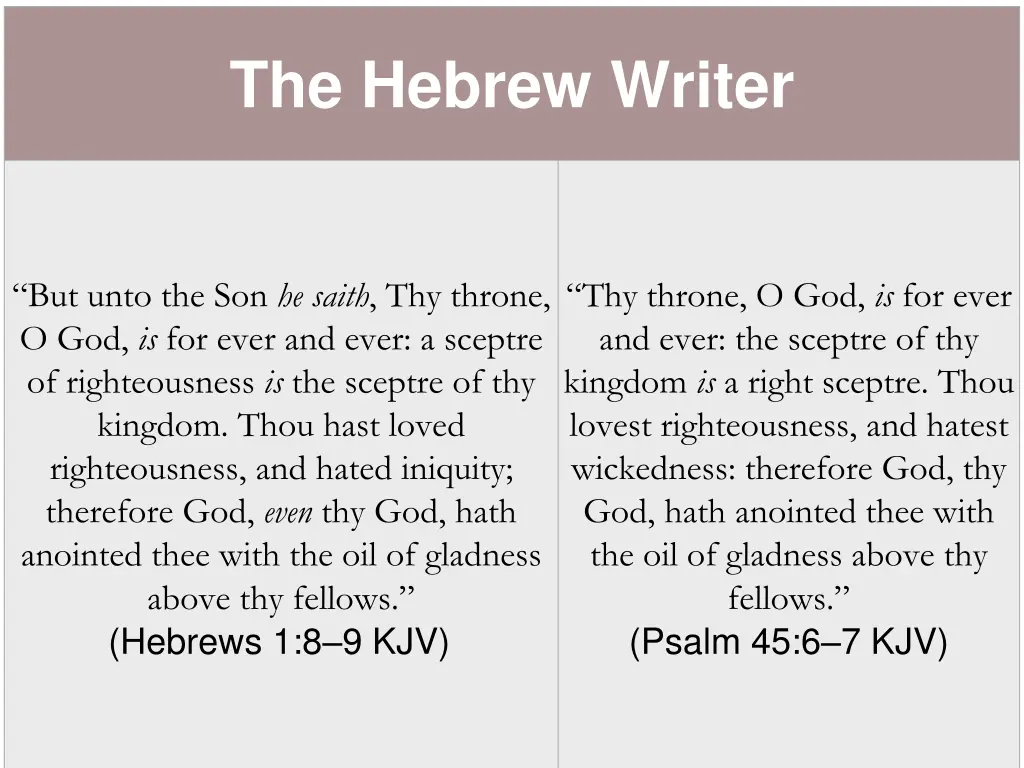 the hebrew writer 3