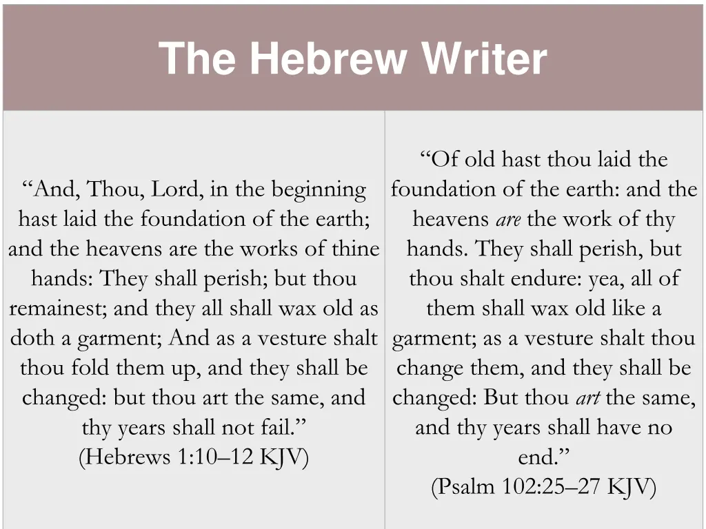 the hebrew writer 4