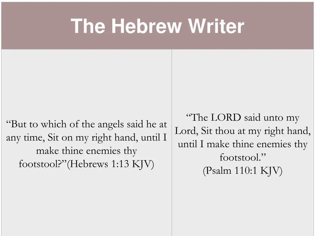 the hebrew writer 5