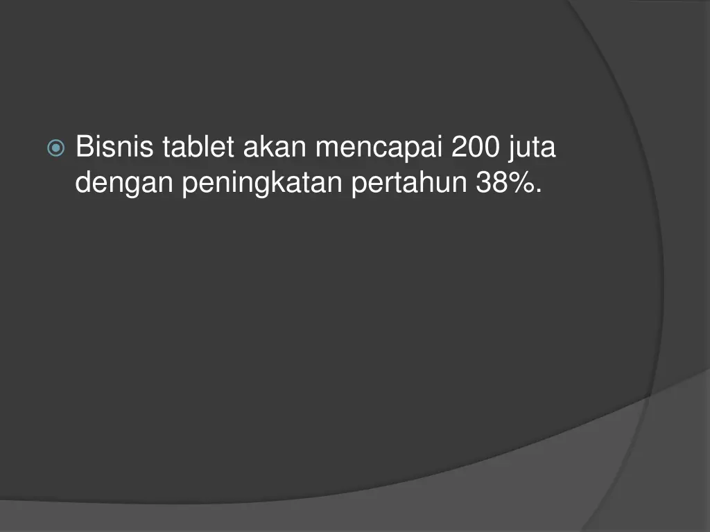 bisnis tablet akan mencapai 200 juta dengan