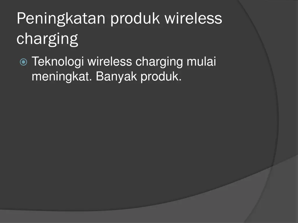 peningkatan produk wireless charging