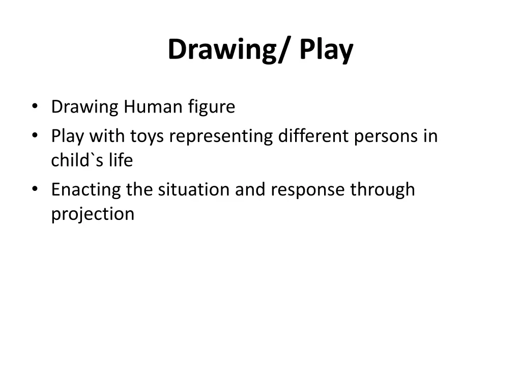 drawing play