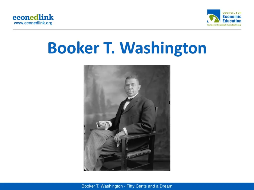 booker t washington fifty cents and a dream 1