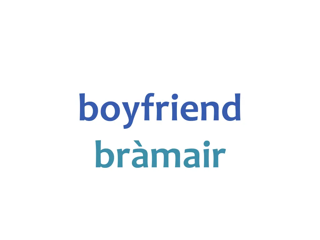 boyfriend br mair