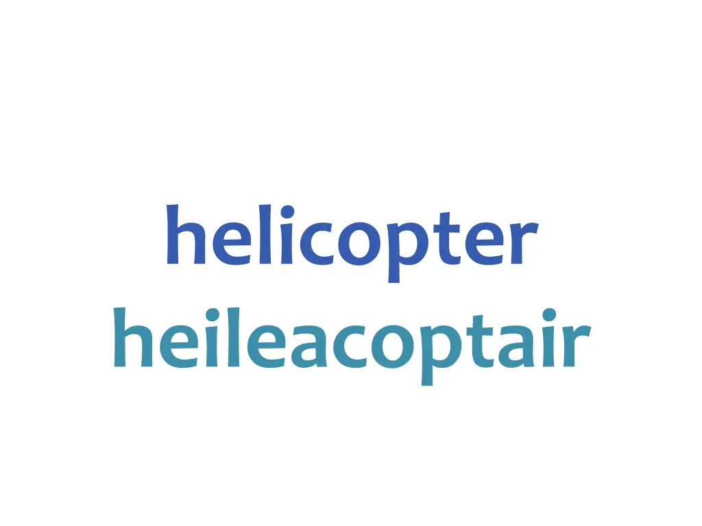 helicopter heileacoptair