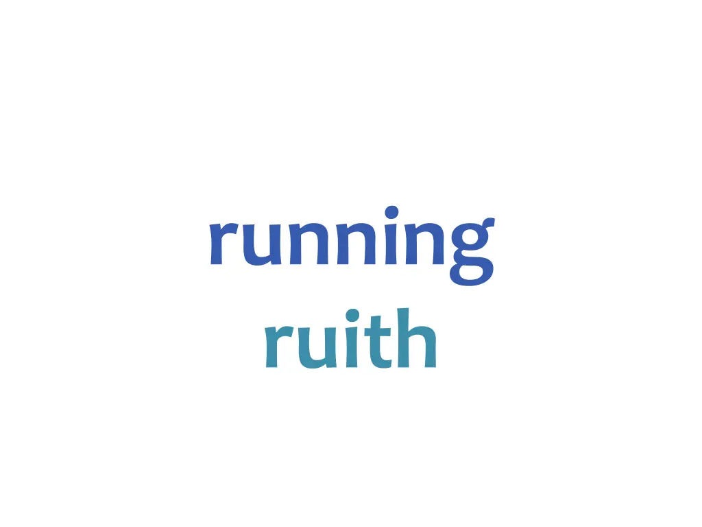 running ruith