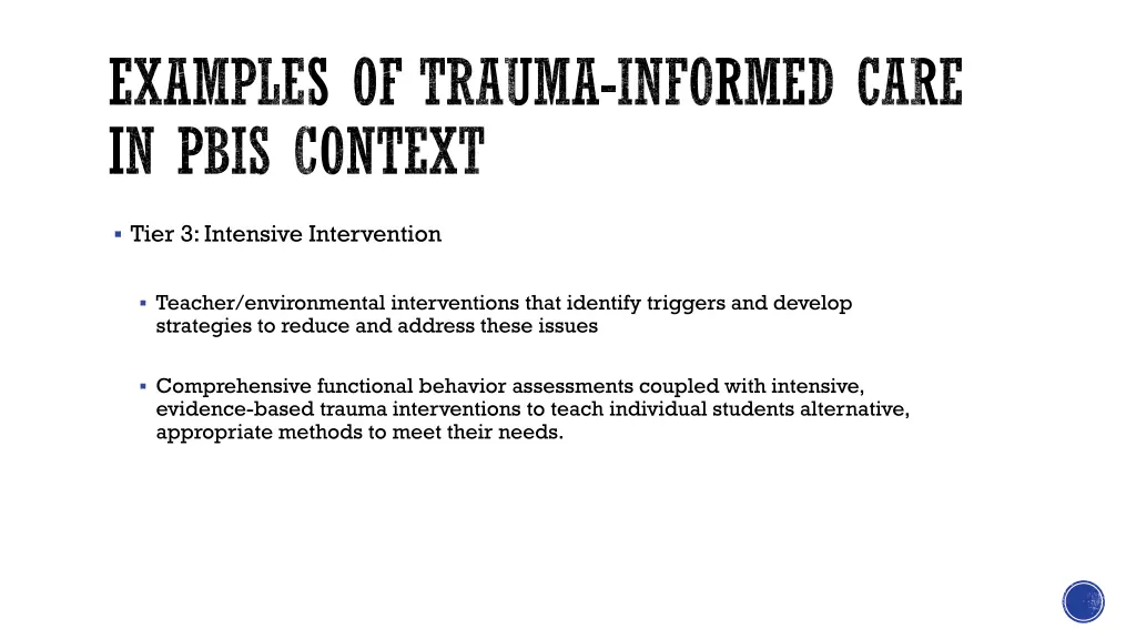 examples of trauma informed care in pbis context 2