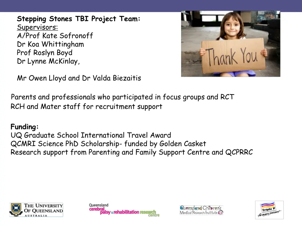 stepping stones tbi project team supervisors