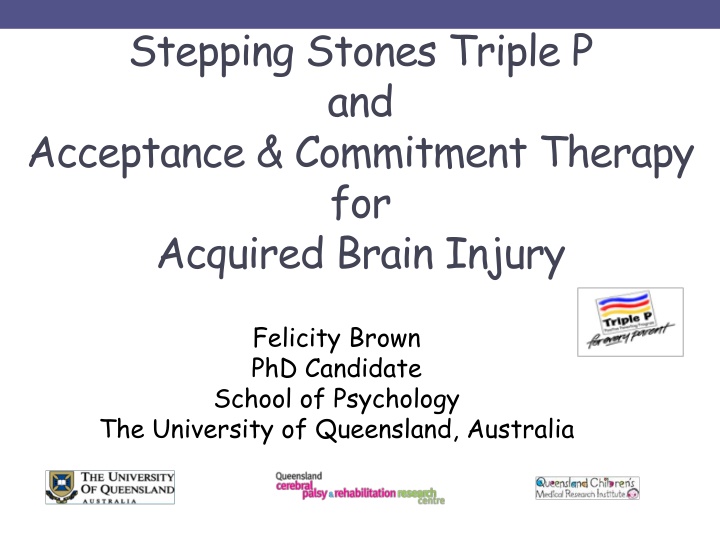 stepping stones triple p and acceptance