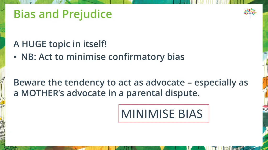 bias and prejudice