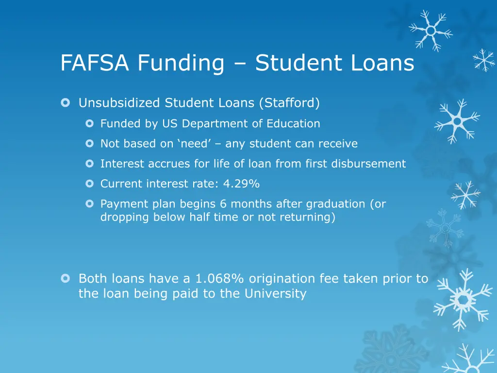 fafsa funding student loans 1