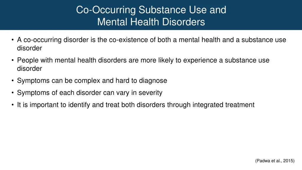 co occurring substance use and mental health