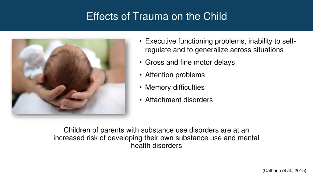 effects of trauma on the child