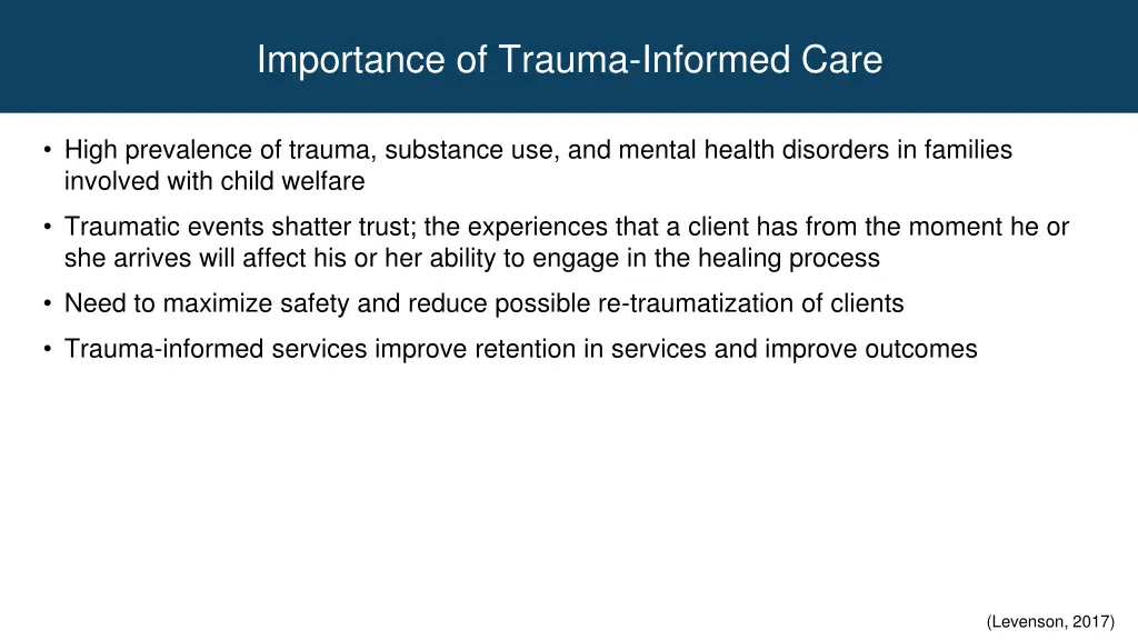 importance of trauma informed care 1