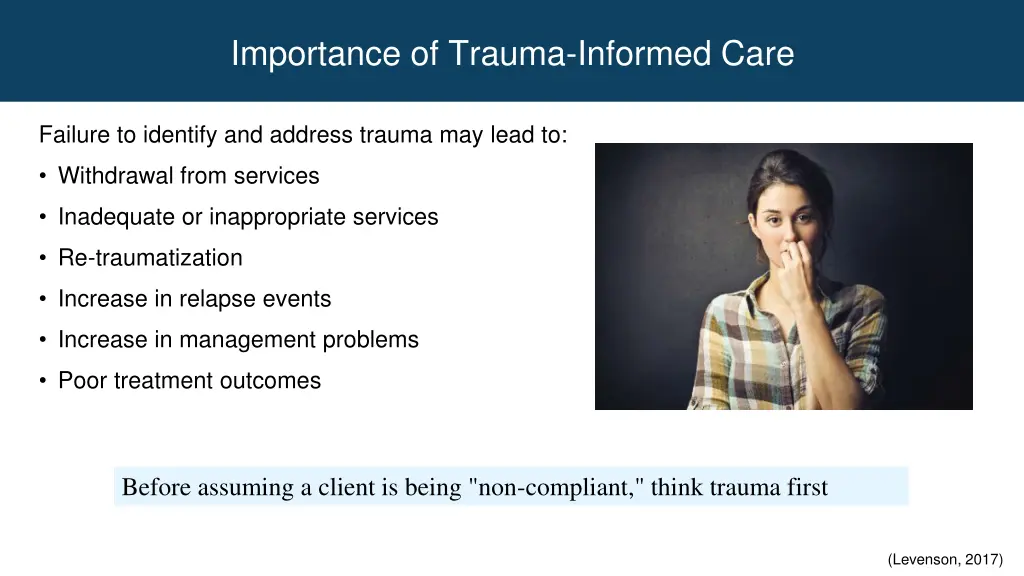 importance of trauma informed care