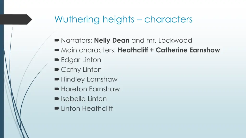 wuthering heights characters