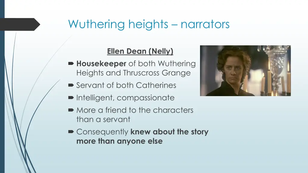 wuthering heights narrators 1