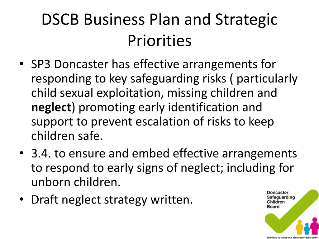 dscb business plan and strategic priorities