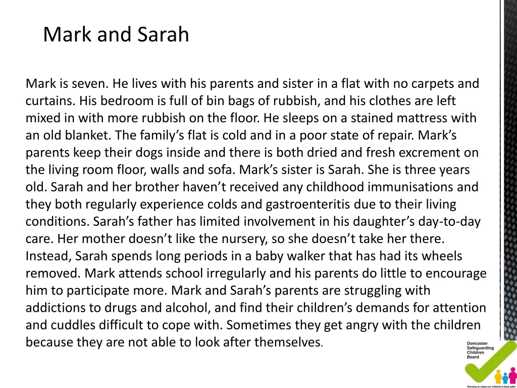 mark and sarah