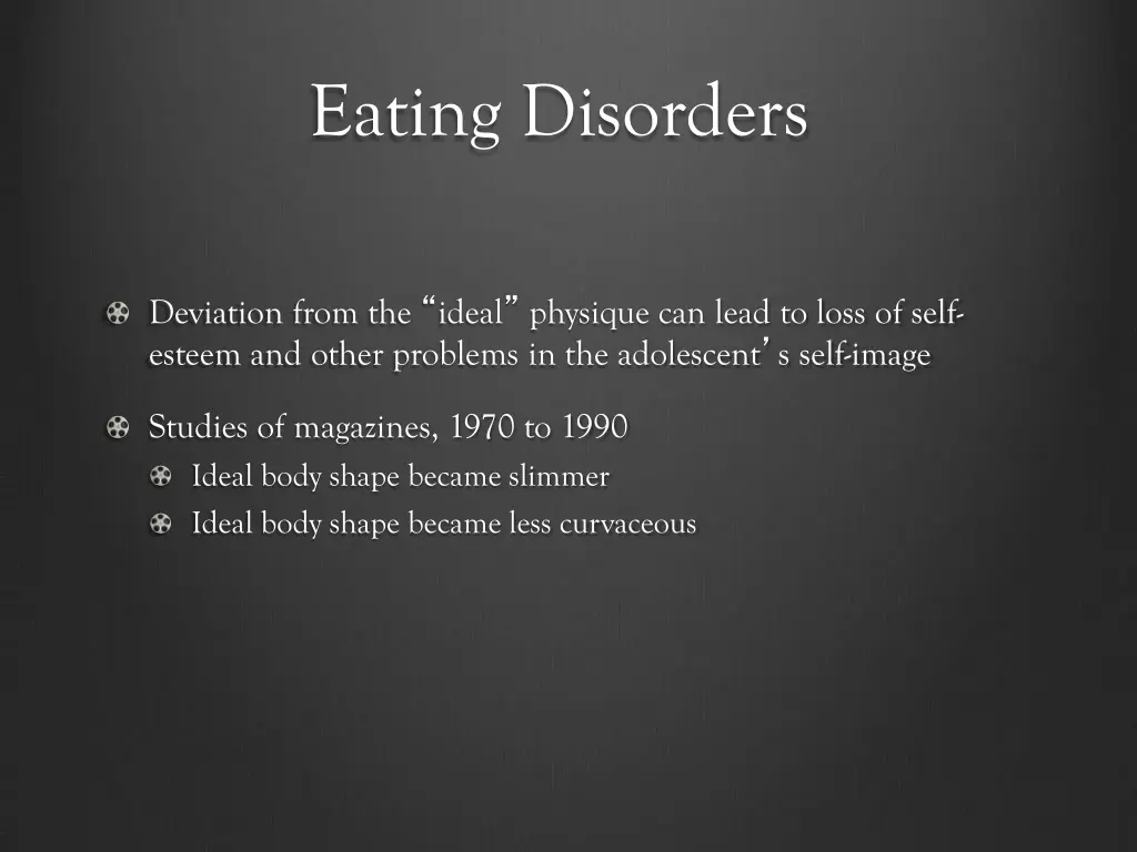 eating disorders